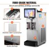 VEVOR Commercial Slushy Machine, 8L / 2.1 Gal Single Bowl, Cool and Freeze Modes, 1050W Stainless Steel Margarita Smoothie Frozen Drink Maker