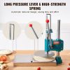 VEVOR Manual Pizza Dough Press Machine, 9.5inch/24cm Household Pizza Pastry, Stainless Steel Pizza Presser