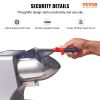 VEVOR Ice Crushers Machine, 220lbs Per Hour Electric Snow Cone Maker with 4 Blades, Stainless Steel Shaved Ice Machine with Cover and Bowl