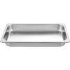 VEVOR 6 Pack Steam Table Pans 20.9 x 12.8 x 2.6 Inch Deep Steam Table Pan Full Size 8.5L Deep Food Container Stainless Steel Oven Tray Hotel Pans Anti