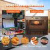 VEVOR Pizza Steel, 16" x 14.5" x 1/4" Pizza Steel Plate for Oven, Pre-Seasoned Carbon Steel Pizza Baking Stone with 20X Higher Conductivity