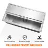 VEVOR Drop in Ice Chest, 36"L x 18"W x 14"H Stainless Steel Ice Cooler, Commercial Ice Bin with Sliding Cover, 40.9 qt Outdoor Kitchen Ice Bar