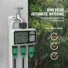 VEVOR Water Timer, 3 Outlets, Hose Watering Sprinkler Timer