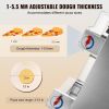 VEVOR Pizza Dough Roller Sheeter, 3-15 Inch Automatic Commercial Pizza Press, 390W Electric 260 Per Hour Dough Roller