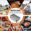VEVOR 6 Pack Steam Table Pans 20.9 x 12.8 x 5.9 Inch Deep Steam Table Pan Full Size 20.5L Deep Food Container Stainless Steel Oven Tray Hotel Pans Ant