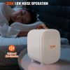 Vevor Mini Skin Care Fridge, 4 L/6 Can Cute Makeup Fridge for Cosmetics Beverage Fruit Milk, AC/DC Cooler & Warmer