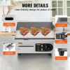 VEVOR Commercial Electric Griddle, 1700W Countertop Flat Top Grill, 122¬∞F-572 ¬∞F Adjustable Temp